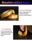 Super Thin Double Sided Adhesive Tape 1inch X 66feet Transparent Sticky Tape