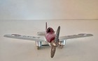 1940   s Vintage Hubley Seversky P-35 Army Pursuit Plane- Vg - Htf Restored Plane