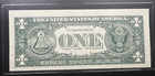 1969-d  1 Dollar Bill     Misaligned Print    Cut Error     Crisp Unc Note