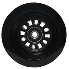 Longboard Wheels 83mm Skateboard Wheels With Bearings And Spacers black  4pcs 