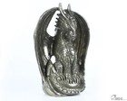 7 3  Pyrite Hand Carved Crystal Dragon Sculpture  Crystal Healing
