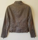 Hard Rock Cafe Honolulu Hawaii Size Small Women Leather Jacket Brown Lined