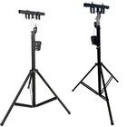 2pcs 5 9-13 Ft Hand Crank Light Trussing Stands170lbs Dj Booth Kit Truss System