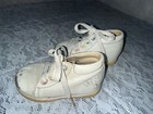 Vtg Stride Rite Baby White 4w Us Shoe Leather Uppers   Lining Well Built  Tlc 