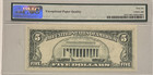 1977  5 Error Note W  Mismatched Serial Numbers    pmg 66 Epq  gem     price Cut 