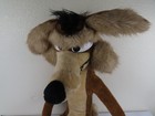 Vintage Warner Bros Wile E Coyote Life Size Jumbo Plush 48  Wired Stuffed 1971