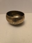 Tibetan Singing Bowl Solid Brass Hand Hammered For Yoga And Meditation 3 5 