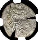 Celtic  Gaul  Coriosolites  100-50 B c  Billon Stater  Ngc Vf