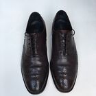 Freeman Free-flex Oxford Wingtips Dark Brown Leather Dress Shoes 9d Vintage