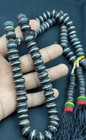 Antique Old Bruma Wood Tasba Beads Rare Original  Super Unique
