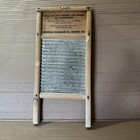 Vintage Dubl Handi Washboard Co Columbus Ohio Wash Board