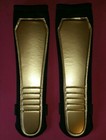                 Kickpads Gold On Black Wrestling Gear - Trunks Tights Kneepads New