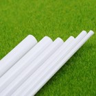 Us Stock 10x Od 3mm X 250mm Abs Styrene Plastic Round Tube Pipe Diameter White