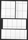 Barbados  756 65 1989-92 Flora 10v Mnh Blocks   Strips