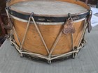 Antique John C  Haynes   Co  Boston Prussian Snare Drum Early Label