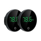 Fish Tank Digital Thermometer 2pcs Lcd Aquarium Temperature Gauge Wireless