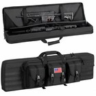 Tactical Double Rifle Bag Gun Range Padded Soft Carbine Backpack Carry Case