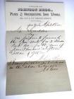 1881 Antique Johnson Bros  Plain   Ornamental Iron Works Letter Cover Scudder Ny