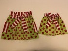 Retro Vintage Christmas Aprons Mommy   Me Holiday Striped Polka Set Bake Apron