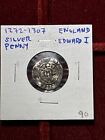 1279-1307 England Edward I Ar Silver Penny   Very Scarce