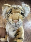 Nwt  Hansa Portraits Of Nature Tiger Cub Sitting Plush 31cm Realistic Stuffed