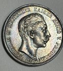 1906 Imperial Germany 2 Mark Silver Coin Prussia Wilhelm Ii Beautiful Au  Toning