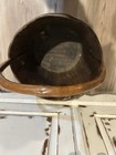 Vintage Original  Solid Wood Farm Water Pain bucket With Bent Wooden Handle  