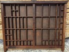 Antique M w Mfg Co Middletown Ny Letterpress Printers Tray Wood Type Case 