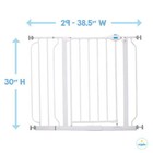 Extra Wide Baby Safety Gate 29 -38 5 pet Dog Fence Child Walk Thru Security Door