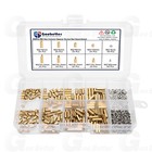 300pcs M2 Male Female Brass Spacer Hex Standoff Screw Nut Assortment Kit For Pcb