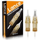 20pcs Tattoo Needles Cartridge  12 Bugpin 3rl 0 35mm Long Taper For Pmu Supplies