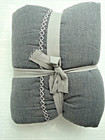 Nfl Brights Standard Pillow Sham Gray Black Nfl Logo 26 x20  Cotton Pottery Barn