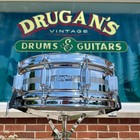 Early 1970s Rogers Dyna-sonic 5-line 5x14 Snare Drum Chrome Over Brass Dynasonic