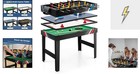 49  Combo Game Table  Air Hockey  Pool Billiards  Foosball   Table Tennis
