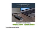 Startech M 2 To Sata Ssd Enclosure - Usb 3 1  10gbps  With Usb-c Cable - Externa