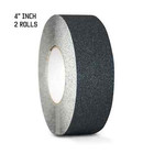 2 Pack 4  X 60ft Black Roll Safety Non Skid Tape Anti Slip Grip Safe Grit