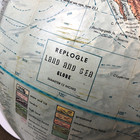 Vtg Replogle Surface Raised Land And Sea Globe 12    Pre 1976 Vietnam Made In Usa
