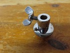 One Vintage 1960 s-1970 s Ludwig Bass Drum Spur Leg Mount Complete Chrome Nice  