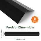Galvanized Steel Roof Ridge Cap Covers Roof Peak Seams Waterproof   Rust 