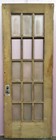 30 x84 x1 75  Antique Vintage Old Wood Exterior French Door Window Beveled Glass