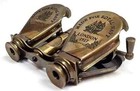 Maritime Brass Monocular Binocular Vintage Nautical Spyglass  opera Glasses
