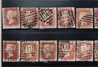 Sg43 1d Penny Red X36 All Plate 121  Ideal For Plate Reconstruction  lot 1372 