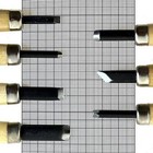 Michihamono 7pcs Basic Wood Carving Tool Kit U V Gouge Skewed Chisel Left Handed
