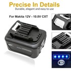 4 0ah For Makita 12v Battery  Max Cxt Li-ion Bl1041b Bl1021b 1015 1016 Charger 