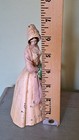  Vintage Cast Iron Southern Belle Colonial Victorian Lady Doorstop Hand Painted 
