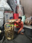 Tuba Eb Pitch Made Of Pure Brass Metal In Gold Polish cushion Case free Shipping