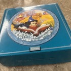 Walt Disney Fantasia Sorcerer Mickey Relief Plate  3d  New With Original Box