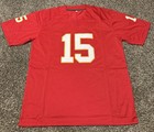New Patrick Mahomes Chiefs 15 Jersey Large Stitched Red