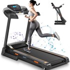 3 5hp Treadmill Under Desk Walking Pad Portable Fitness Running Machine For Home