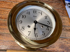 Large Vintage Working Boston chelsea 6  Dial Shipstrike Chiming Clock W key
